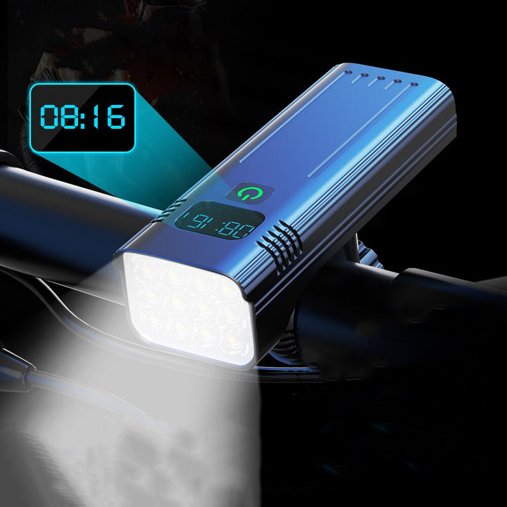 Ultra-Bright 10000mAh USB-C Rechargeable Bike Light Set