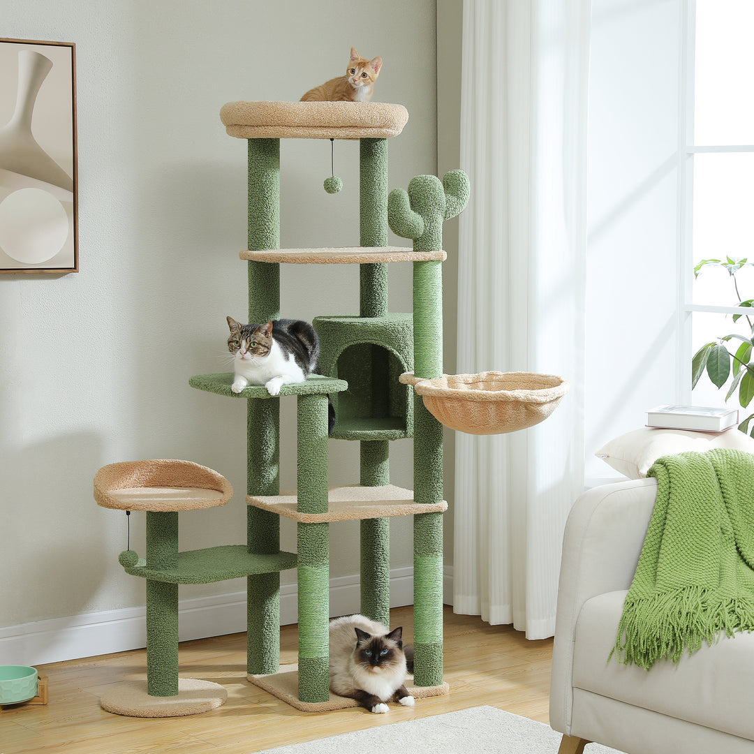 150 CM Large Cactus Cat Tree Tower