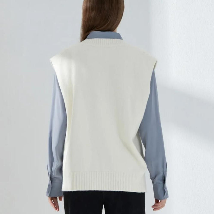 Autumn Winter Oversized Knitted Vest