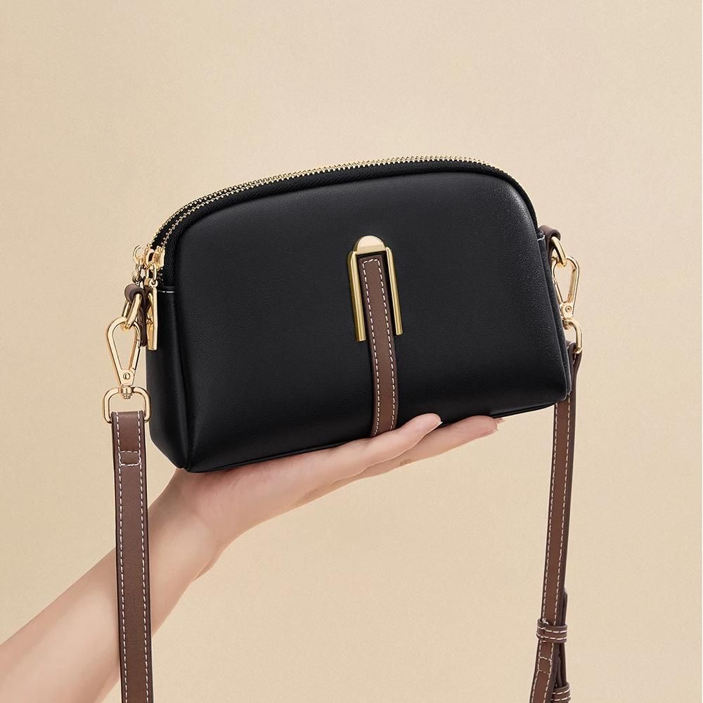 Elegant Leather Crossbody & Shoulder Satchel