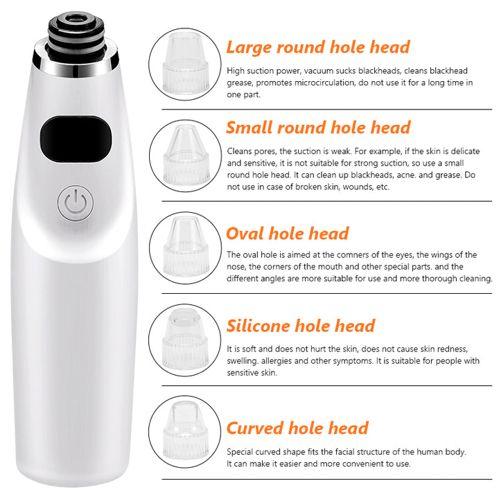 Electric Blackhead Remover Vacuum Suction Tool