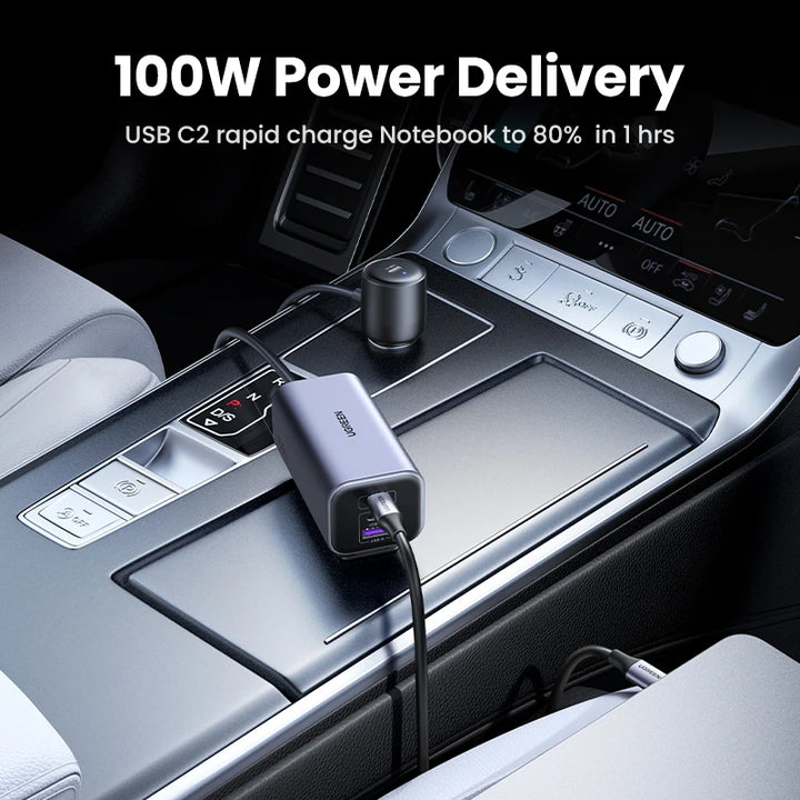 130W Fast Charging UGREEN Car Charger