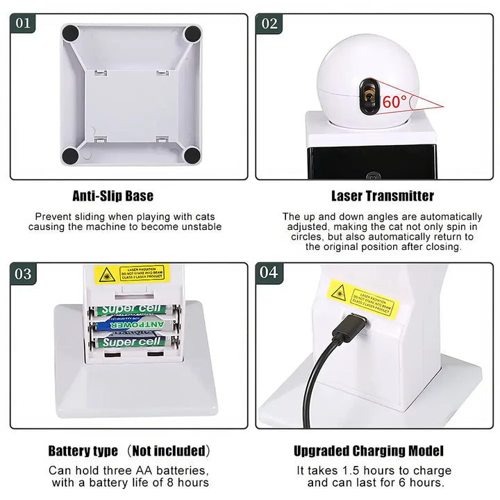 Interactive Laser Cat Toy: Engage Your Feline Friend in Endless Fun!