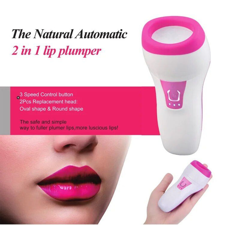 Electric Lip Plumping Enhancer - Portable, Sexy Fuller Lips Tool