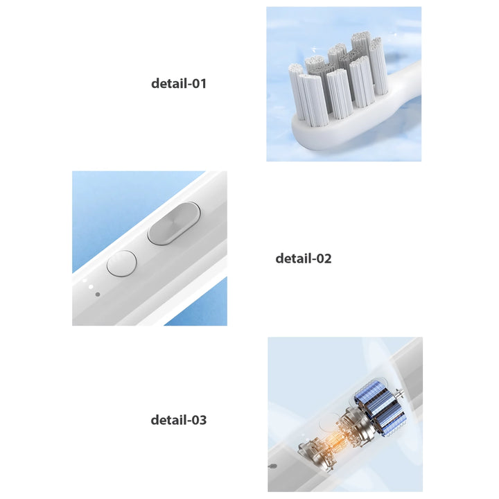 Smart Electric Toothbrush with 5 Cleaning Modes