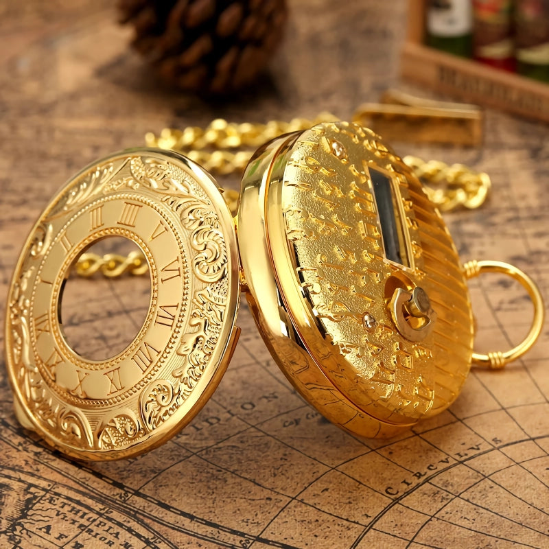 Musical Pocket Watch with Roman Numerals