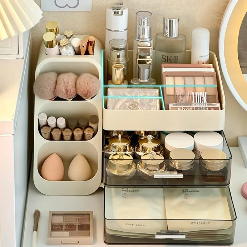 Large Makeup Organizer with Drawers