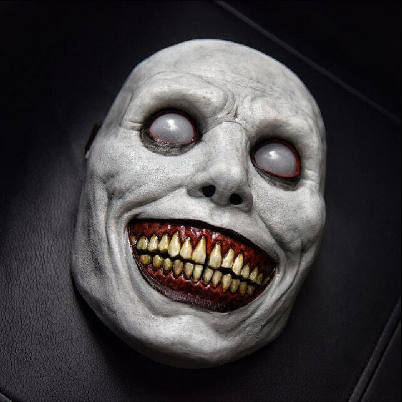 Halloween Scary White Eyed Demon Mask