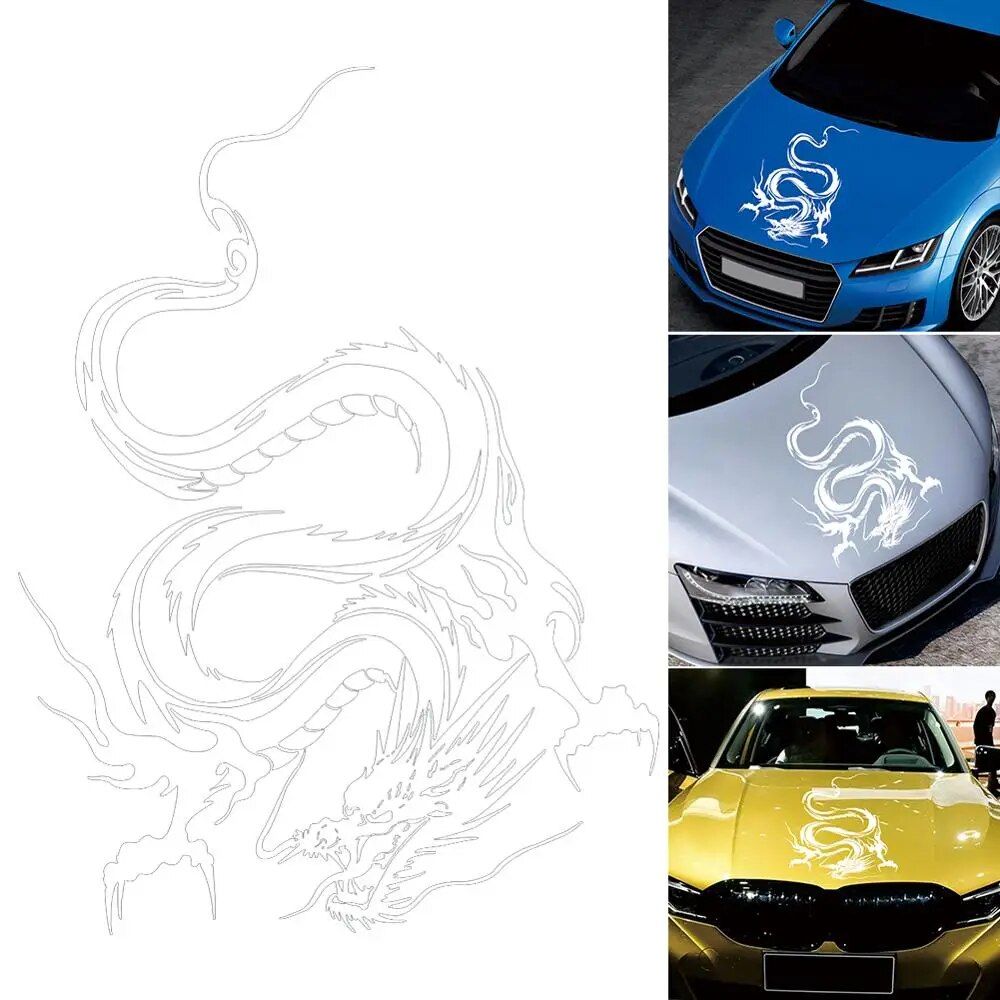 Universal Dragon Pattern Car Hood Decal