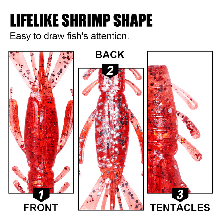 Soft Shrimp Silicone Fishing Lure