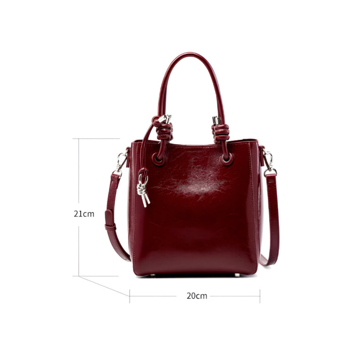 Genuine Leather Crossbody Handbag