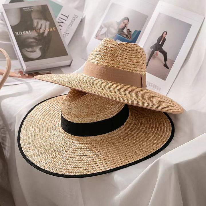 Women's Wide Brim Straw Sun Hat