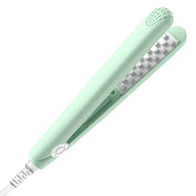 Mini Ceramic 3D Grid Hair Crimper & Curler - Volumizing Styling Tool for Women