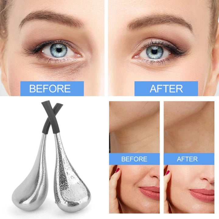 Stainless Steel Cryo Sticks for Facial Massage and Skin Care