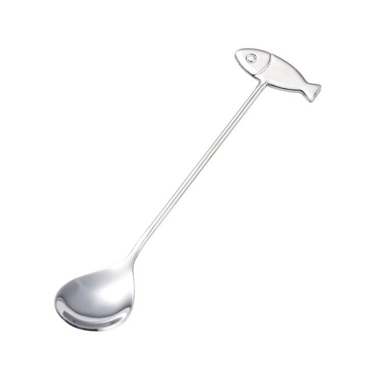 Cute Cat Stainless Steel Coffee Spoon