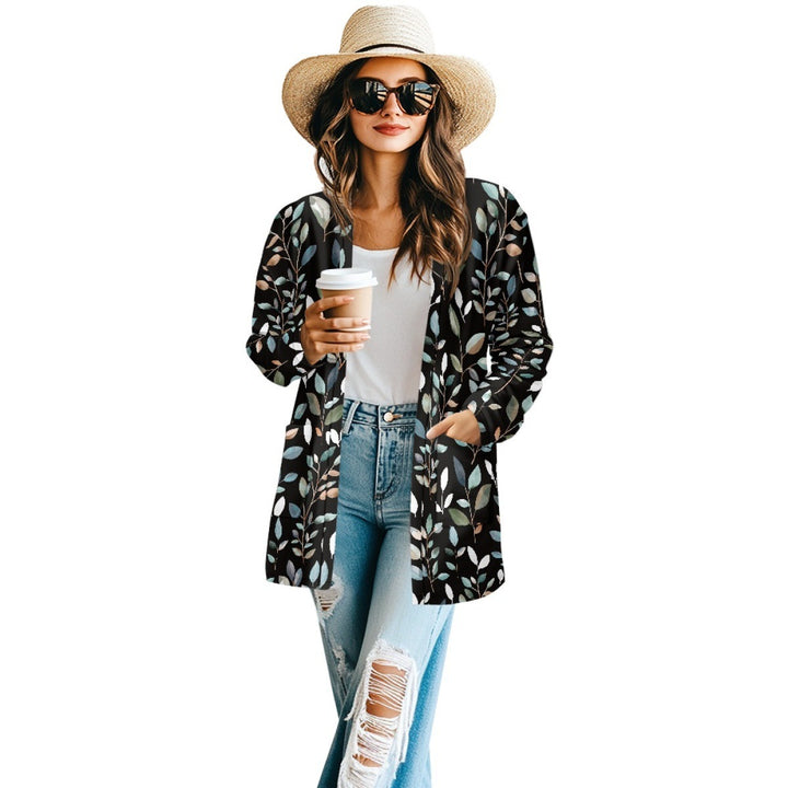 Spring And Autumn Long Sleeve Cardigan Jacket