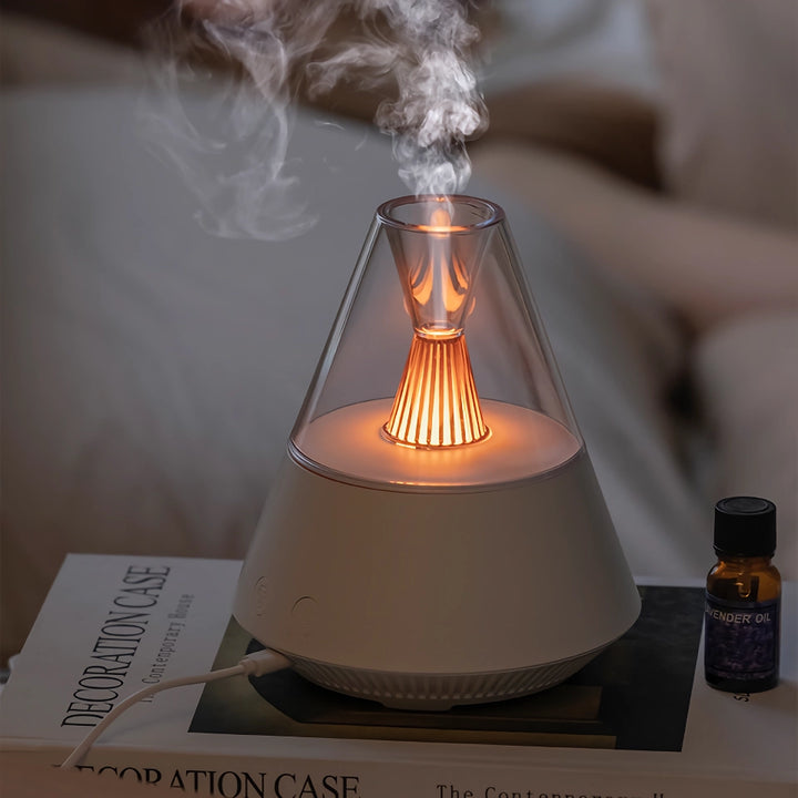 Candlelight USB Ultrasonic Essential Oil Diffuser with Remote Control