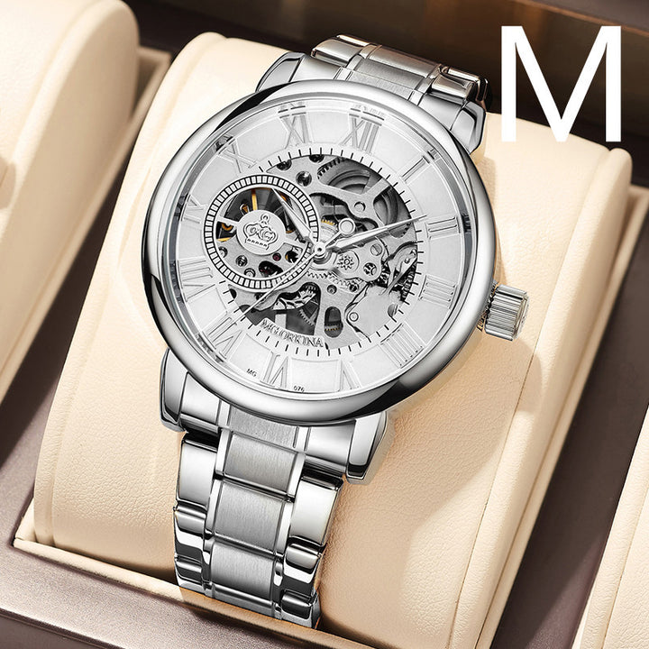 Men's Automatic Mechanical Watch Waterproof Hollow