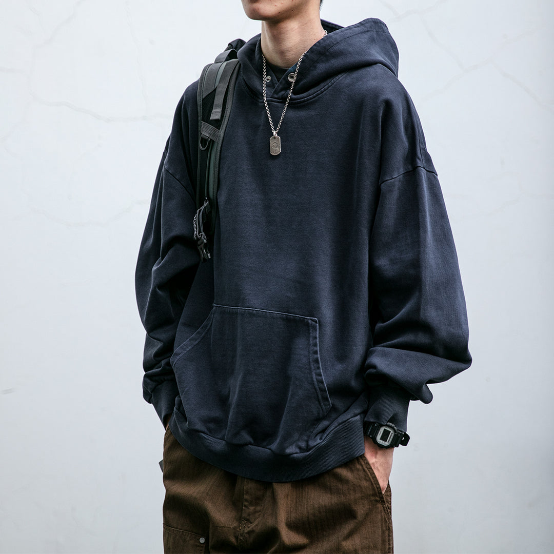 High Quality Vintage Distress Hoodies for Men