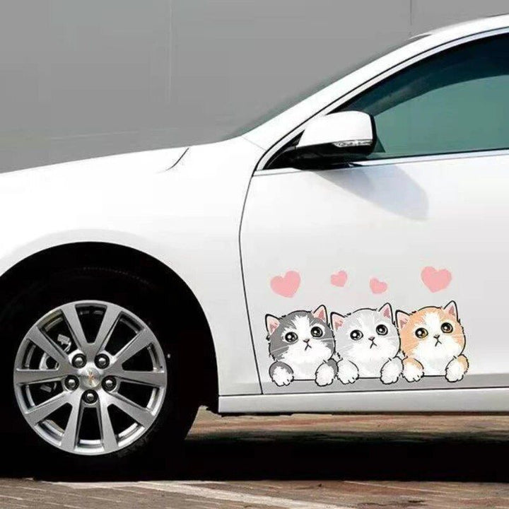 Cute Cartoon Cat Car Stickers