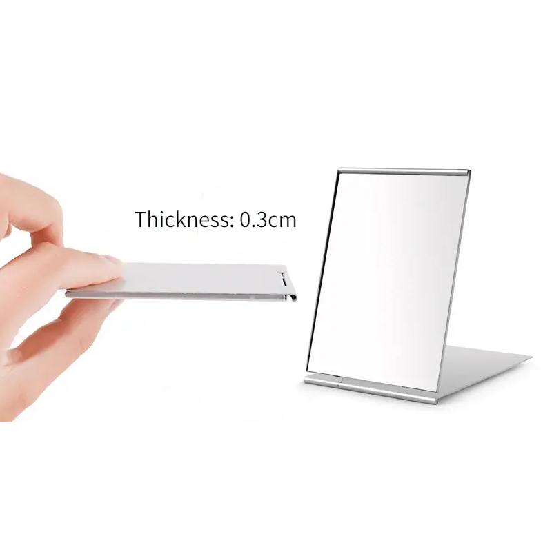 Aluminum Folding Pocket Mirror