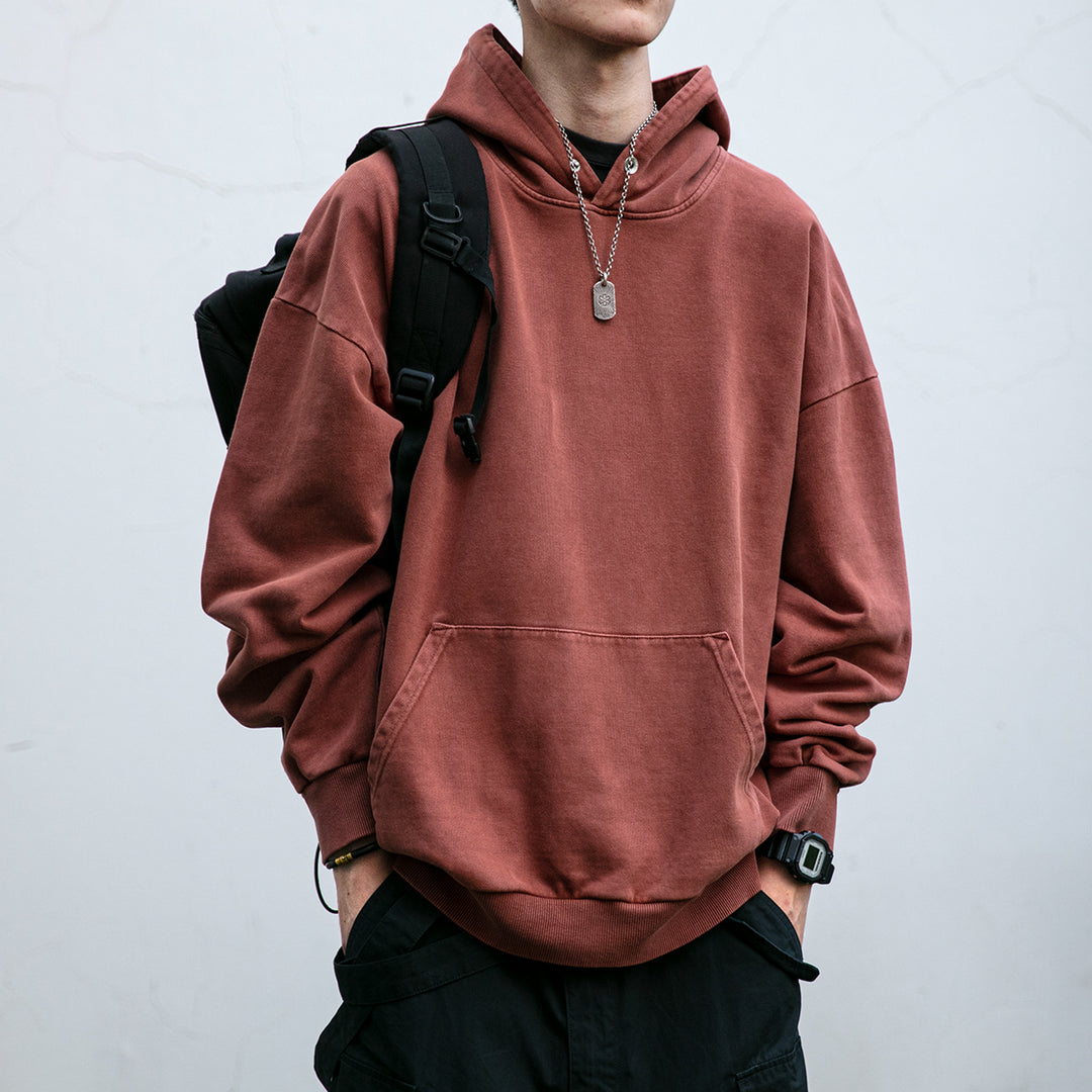 High Quality Vintage Distress Hoodies for Men