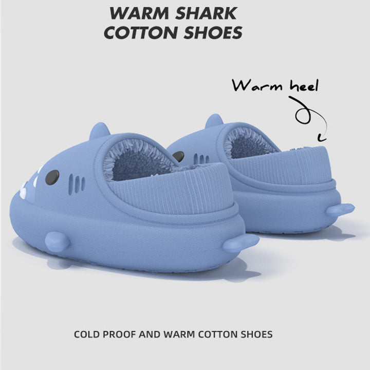 Shark Slippers Warm Winter House Shoes Couple