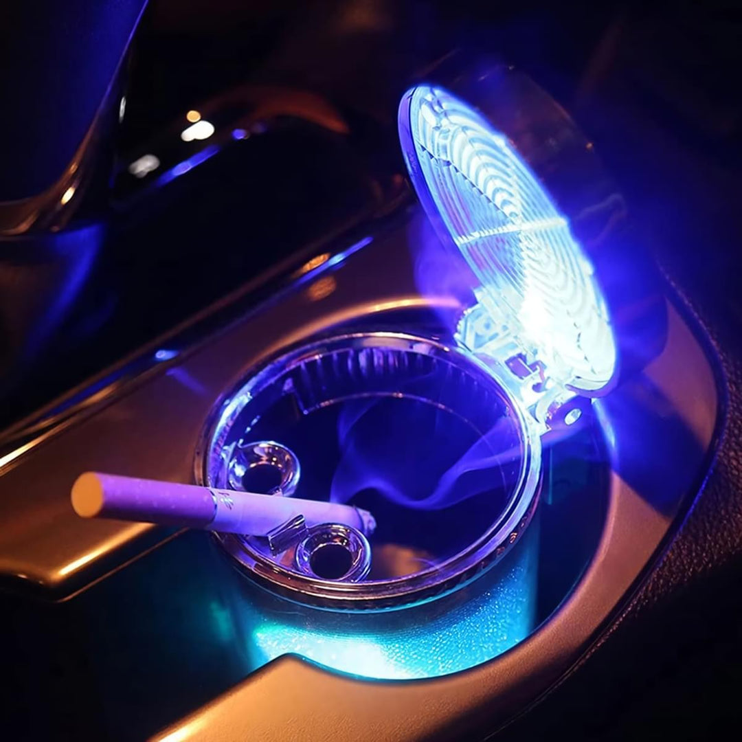 LED Light Car Ashtray