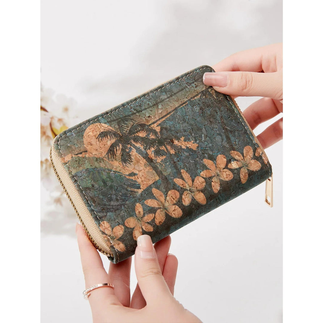 Vintage Printed Women's Short Wallet