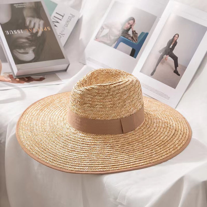 Women's Wide Brim Straw Sun Hat