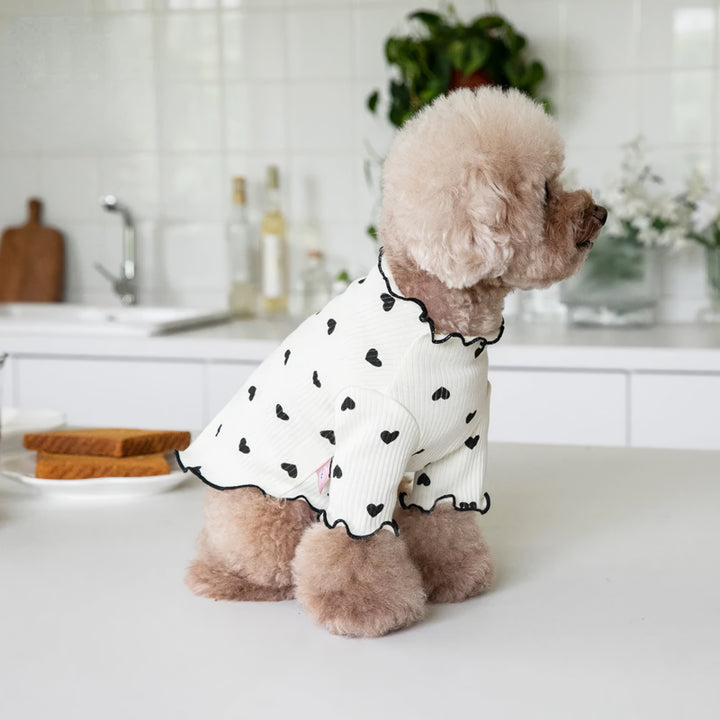 Embroidered Bear Waffle Vest for Pets