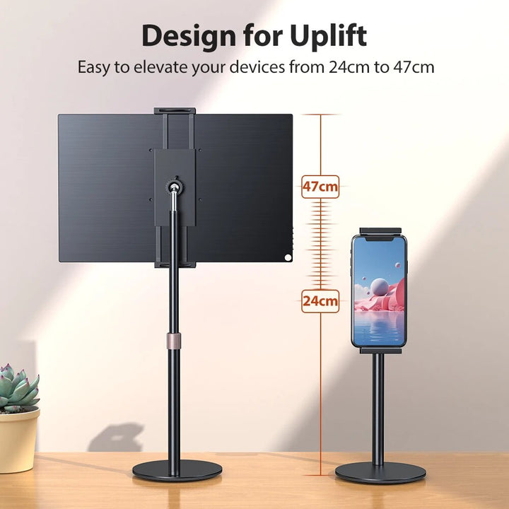 Adjustable Rotating Portable Monitor Stand - Enhance Your Work Setup!