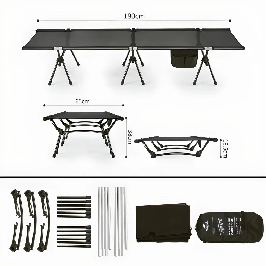 Ultralight Aluminum Alloy Camping Cot