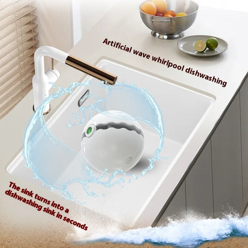 Wave-making Dishwasher Installation-free Wireless Dish Ball Kitchen Gadgets