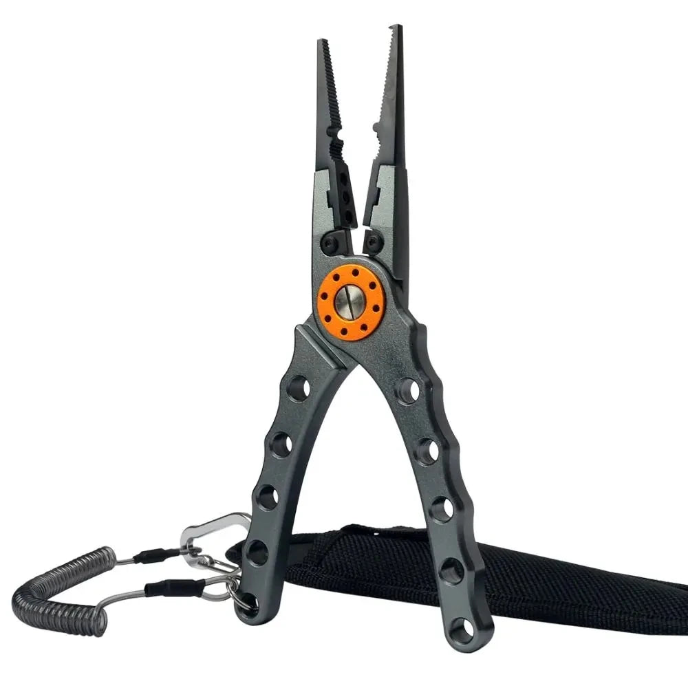 Multifunctional Fishing Pliers with Line Cutter and Hook Remover