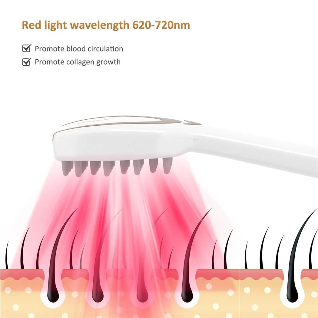 Electric Phototherapy Scalp Massager: Hair Loss Prevention & Blood Circulation Boost