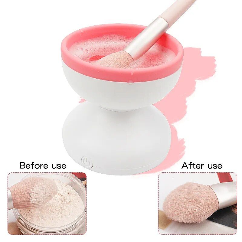 USB Electric Portable Makeup Brush Cleaner & Automatic Washing Tool