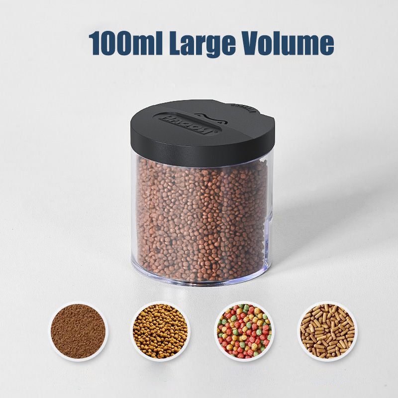 Automatic Aquarium Fish Feeder with Intelligent Timing and 3.4oz Large Capacity