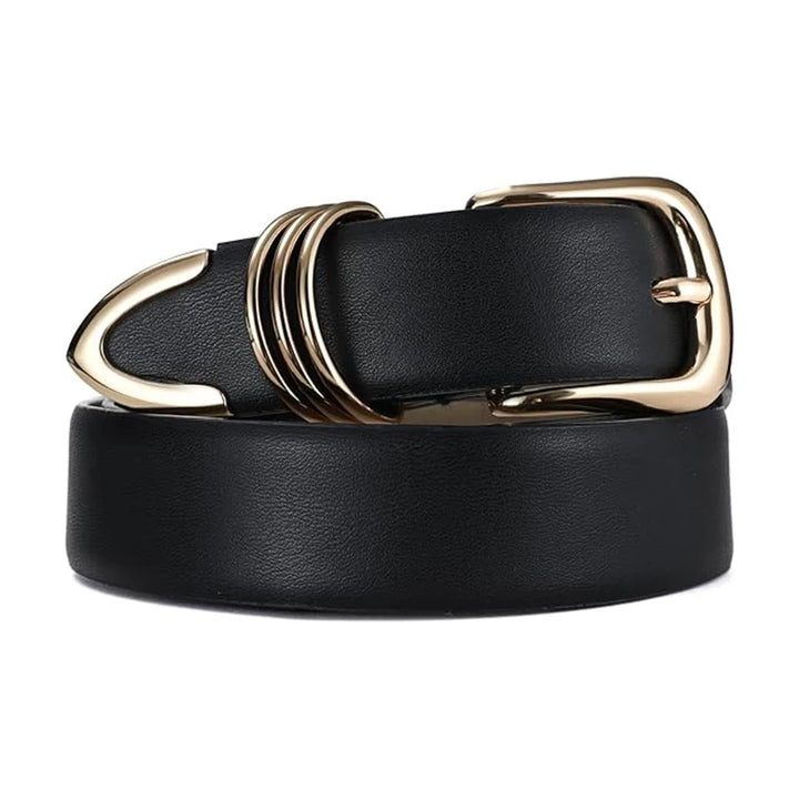 Women's Golden Needle Buckle Belt