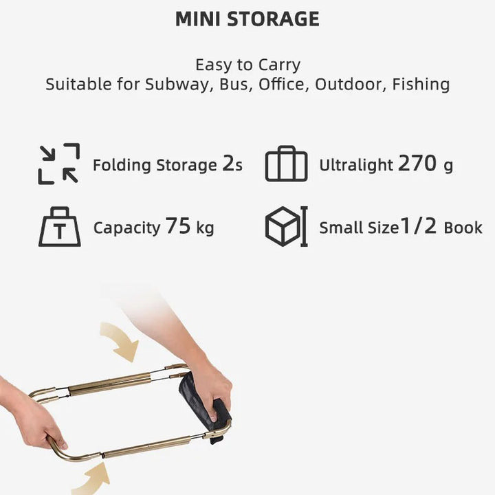 Ultra-Light Folding Camping Stool