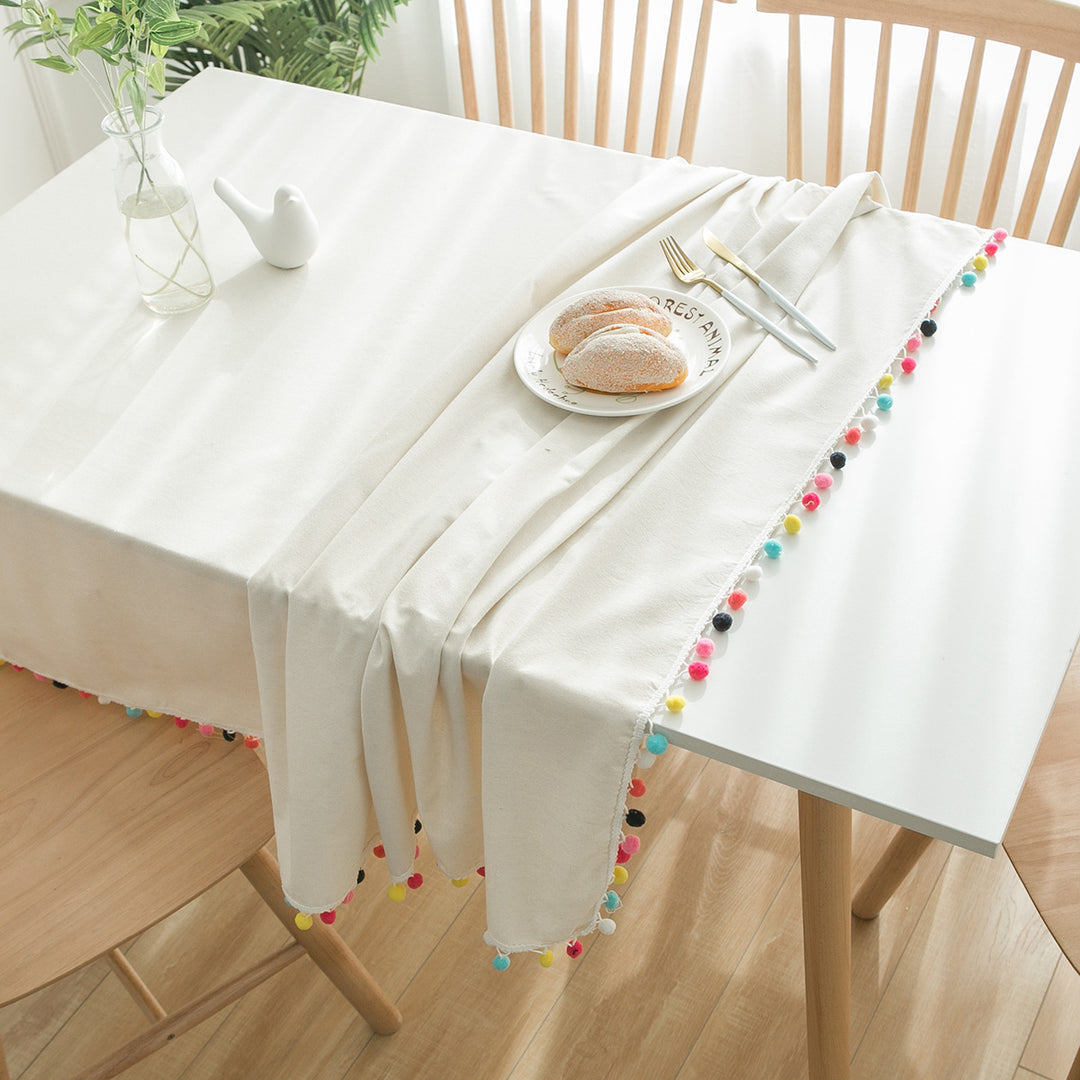 Elegant Cotton-Linen Tablecloth for All Occasions