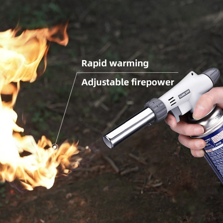 BBQ and Welding Gas Torch with Adjustable Flame Nozzle