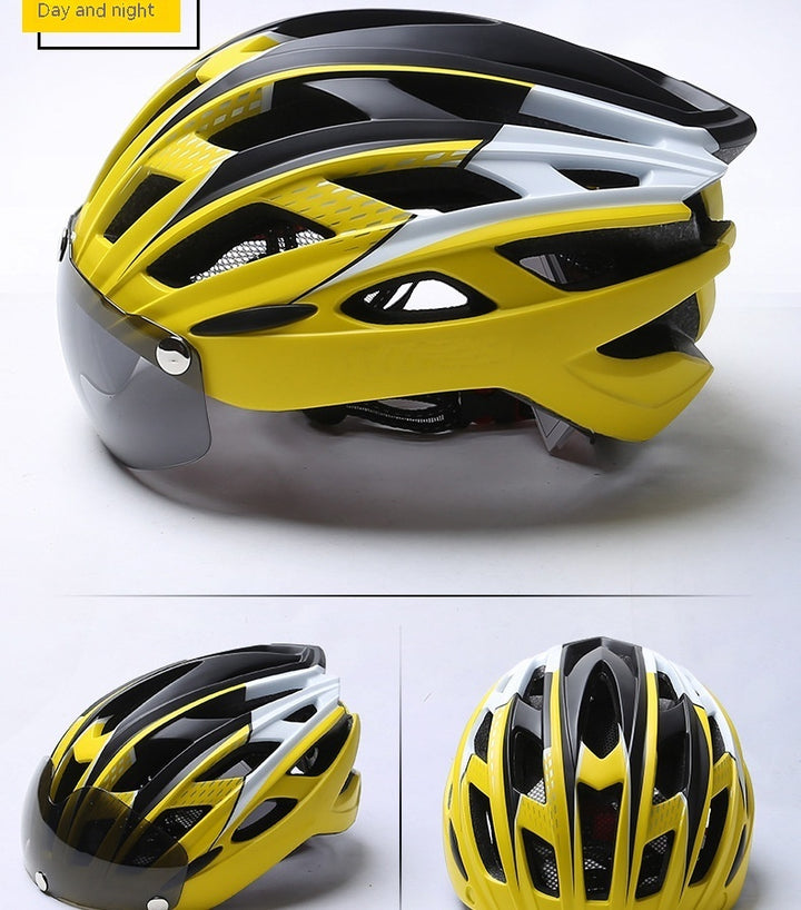 Bicycle Helmet Goggles Integrated Riding Helmet Equipment