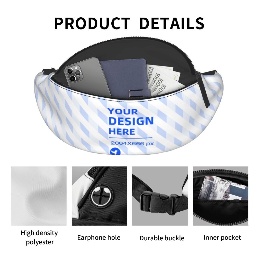 Men's And Women's Casual Sports Messenger Waist Bag