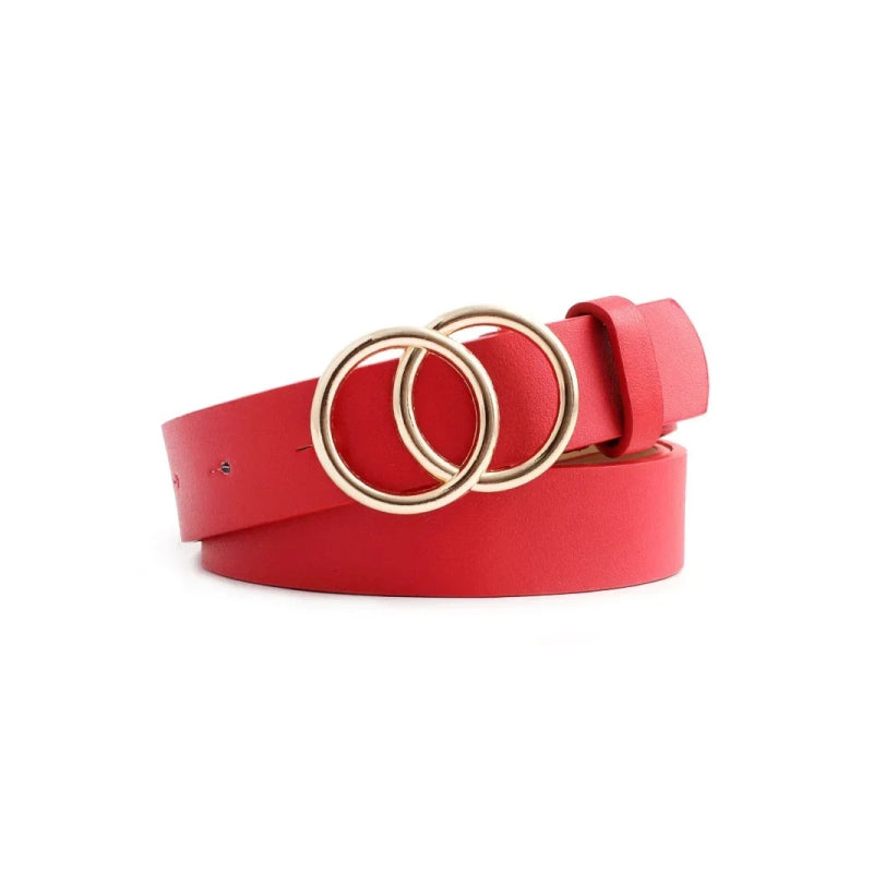 Stylish Minimalist Alloy Buckle Belt