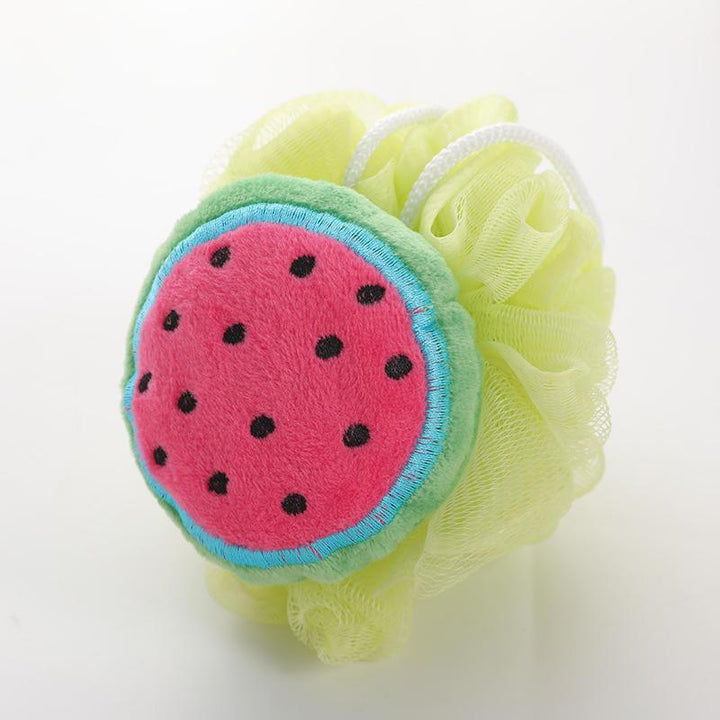 Cartoon Fruit Shower Bath Ball Exfoliating Sponge