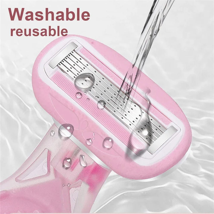 Portable Women’s Facial Hair Remover Razor with Aloe Vera Strip