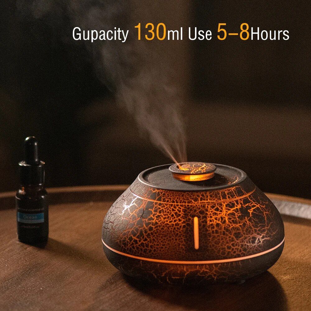 Multifunctional Lava Flame Ultrasonic Humidifier and Aroma Diffuser