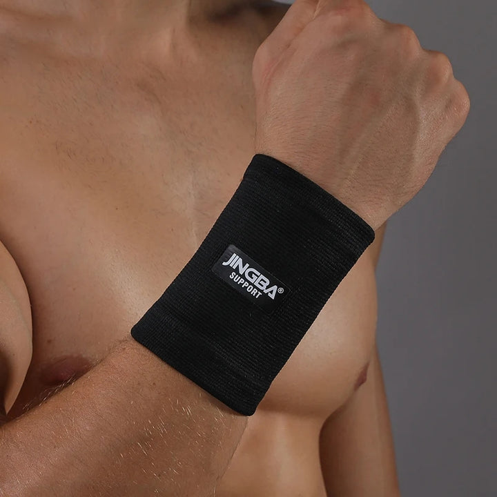 Elastic Nylon Wristband Support for Fitness and Sports