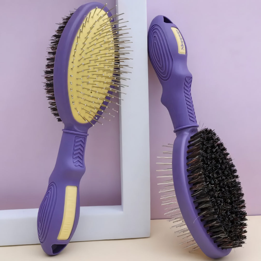 Double-Sided Dog Grooming Brush